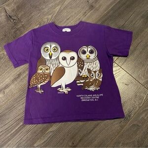 Vintage T Shirt Owls Errington British Columbia Tourist shirt